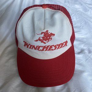 RARE Winchester Trucker Hat Mesh Cap Snapback Hat Adjustable Vintage 80s